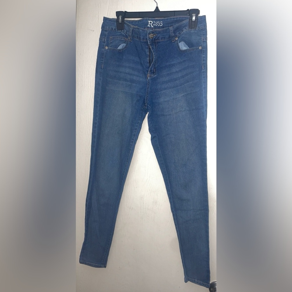 R*39 Women's Skinny Blue Jeans